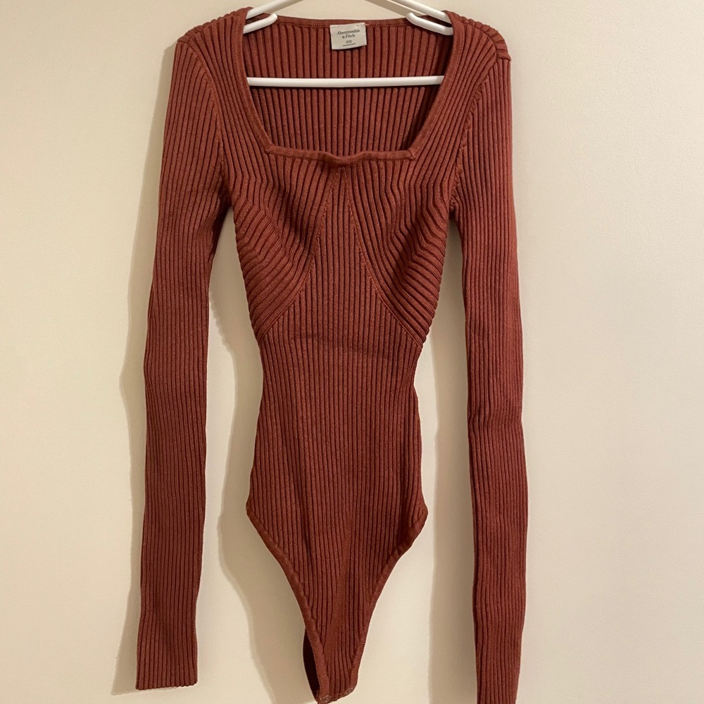 Abercrombie Long-Sleeve Sweater Bodysuit XXS